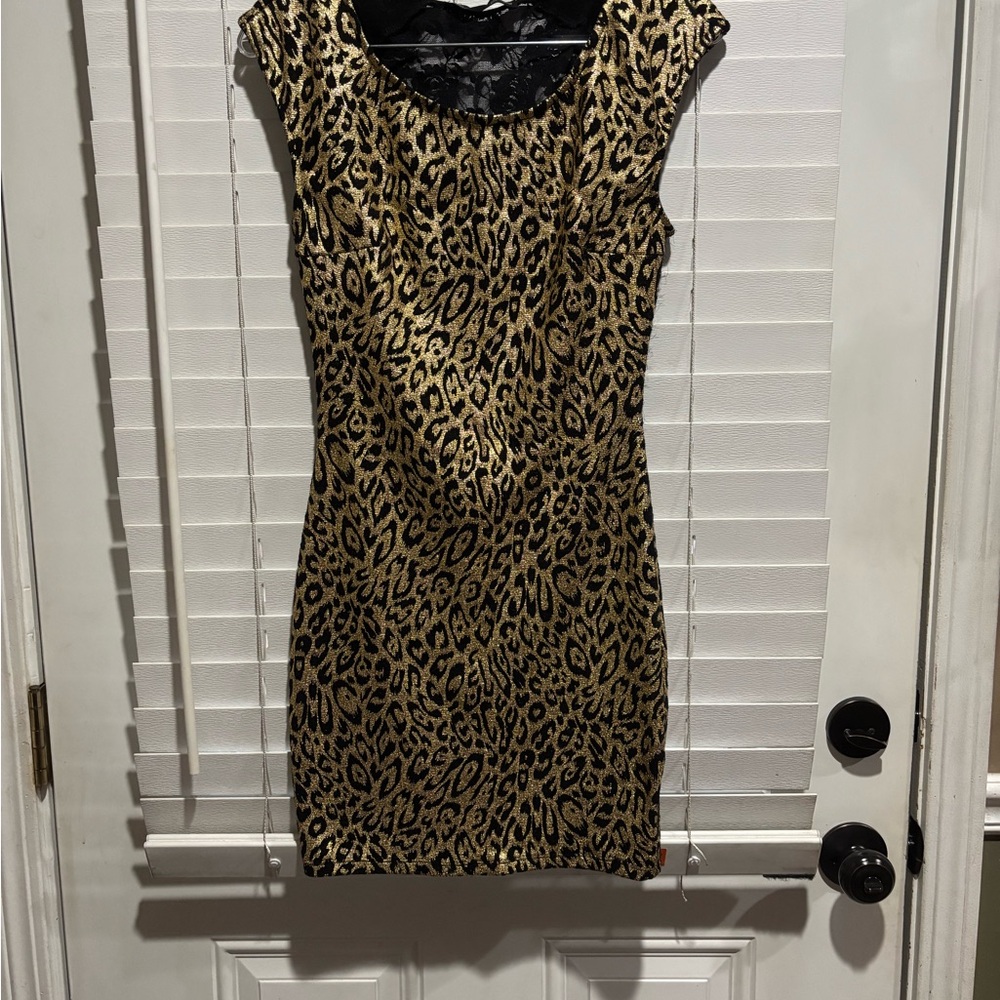 Symphony Animal Print Mini Dress